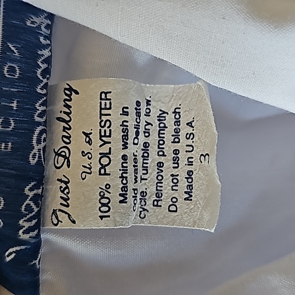 Vintage Just Darling boy's 2 piece white shorts and shirt set Made in USA Size 3 - Picture 8 of 8